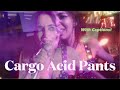 CARGO ACID PANTS with captions! Live at SALON SKID ROW Jennifer Robin Jacob Anderson