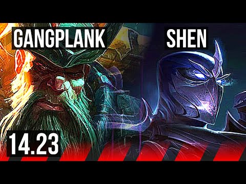 GANGPLANK vs SHEN (TOP) | KR Master | 14.23