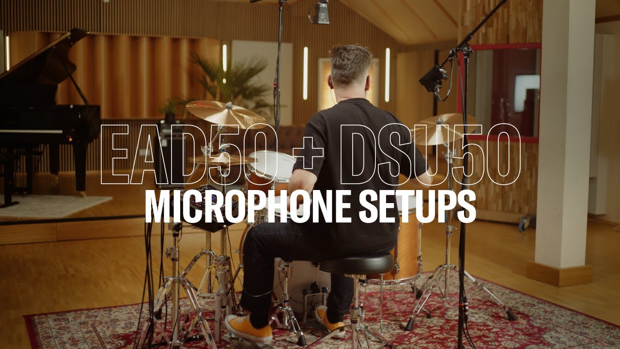 EAD50 + DSU50 | Experimenting with additional Microphones and Settings | Yamaha Drums - YouTube