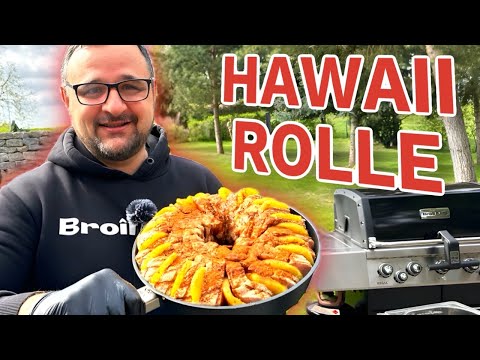 Hawaiian roll from the grill --- Klaus grills