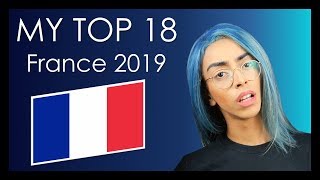 Eurovision France 2019 - My Top 18 - Destination Eurovision (Snippets)