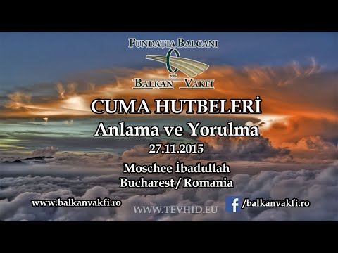 Balkan Vakfı-Cuma Hutbeleri 27.11.2015