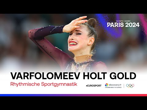 Varfolomeev fulfills emotional gold dream | 2024 Olympics in Paris | Rhythmic Gymnastics