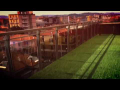 Erba sintetica nelle terrazze