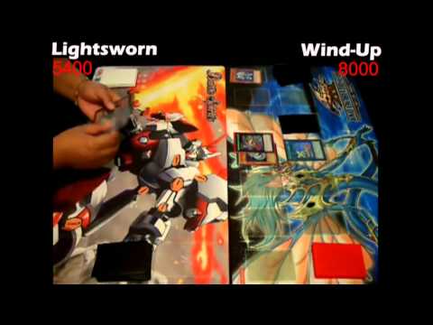 Yugioh Duel: Wind-Up vs Lightsworn - Round 1