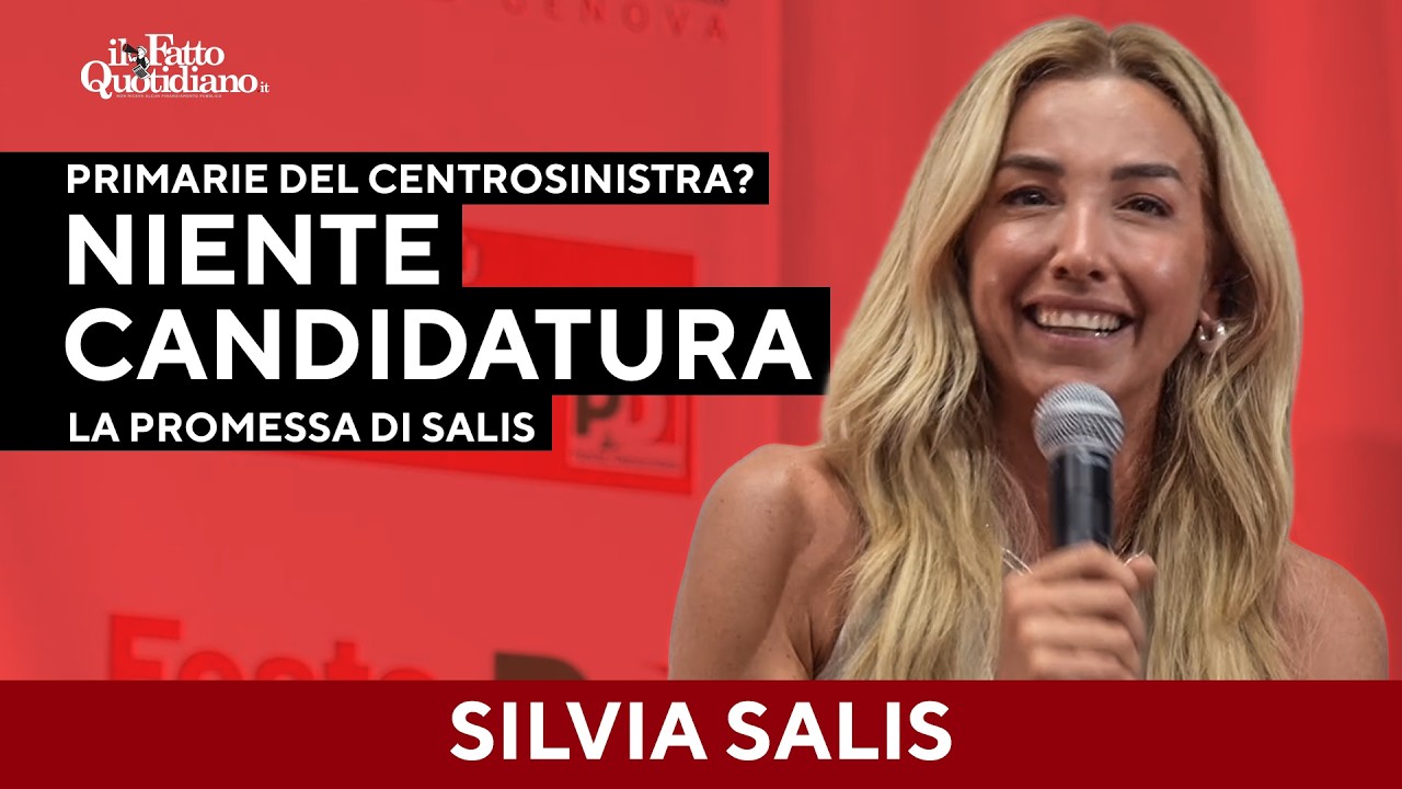 Salis alla Festa dell’Unità di Genova: “Niente candidatura alle primarie del centrosinistra”
