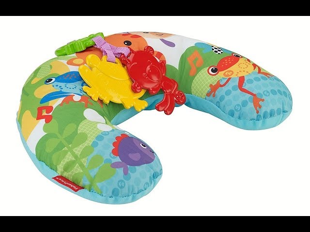 Vídeo relacionado con Fisher-Price Perezoso Cojín con música y vibraciones relajantes para bebé, incluye mordedor y actividades (Mattel GRR01)