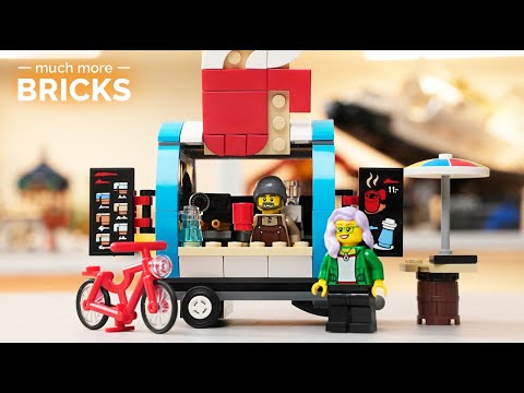 Vidéo LEGO Creator 40488 : Le stand de café