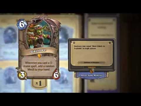 [Hearthstone] Gazlowe ''Keep it quick kid, I ain't got all day.''