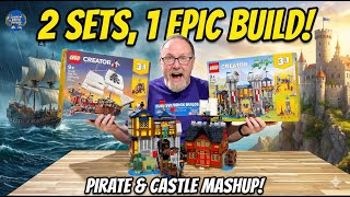 We Combined the LEGO Castle and Pirate Ship! | Cthulunatic Rebrickable Build