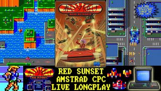 [AMSTRAD CPC] Red Sunset - Longplay (Amstream Livestream Edit) NEW AMSTRAD  GAME!