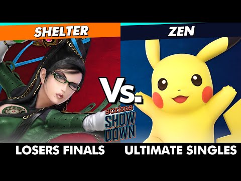 Scrims Showdown DELUXE Losers Finals - Shelter (Bayonetta) Vs. Zen (Pikachu) SSBU Ultimate