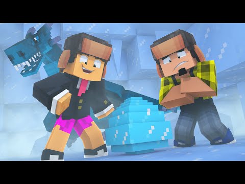 Minecraft: OVO DE DRAGÃO DE GELO ! - COMO TREINAR SEU DRAGÃO