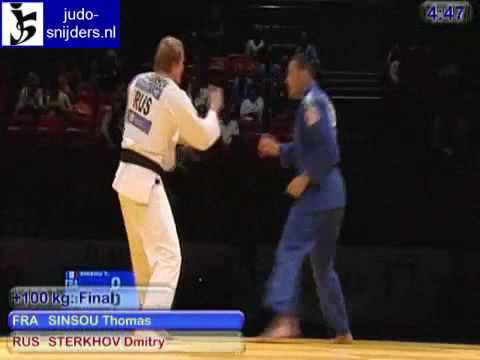 Judo 2009 Birmingham: Sinsou (FRA) - Sterkhov (RUS) [+100kg].