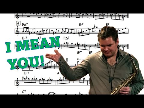 Baptiste Herbin on I Mean You - Eb Transcription