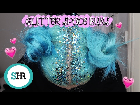 How To: GLITTER SPACE BUNS
