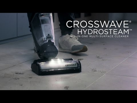 Plaunantis siurblys - šluota Bissell Crosswave HydroSteam Pet Pro, su garų funkcija, 1100 W video