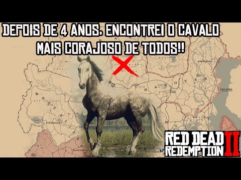 DESCOBRI O CAVALO MAIS CORAJOSO DO RED DEAD REDEMPTION 2!! VOU PROVAR PRA VCS E COMO PEGÁ-LO!! #rdr2