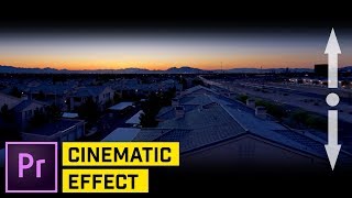 ANIMATE Masks to Create a CINEMATIC Black Bars Effect - Premiere Pro CC