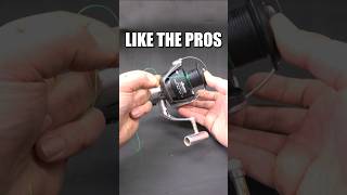 How REAL fisherman attach line to reel