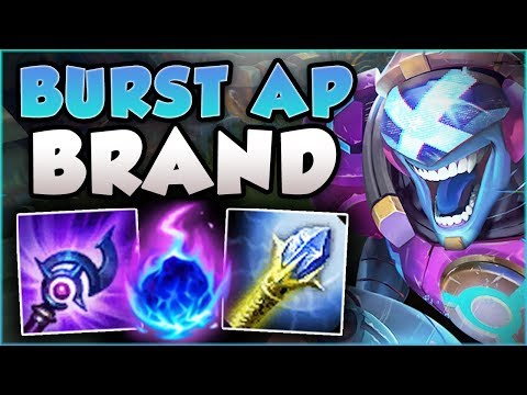 ONE COMBO = ONE KILL?? BURST AP BRAND 100% DOES TOO MUCH DMG! BRAND TOP GAMEPLAY! League of Legends