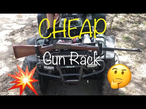BEST “Bang For Your Buck” ATV Gun Rack! (Rhino Grips) Installation