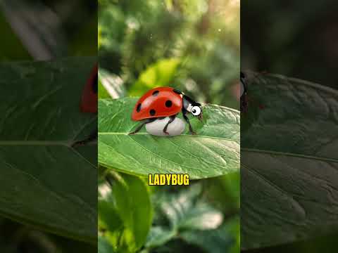 लेडीबग को अपने बच्चे का बॉडीगार्ड बना देती है ये ततैया! 🐞😱 #Shorts