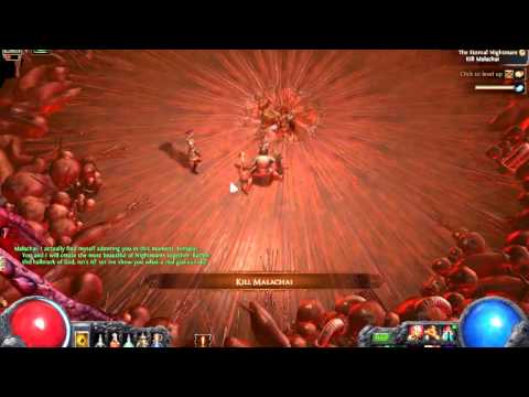 Path of Exile - Templar kills Malachai's guardians and defeat him