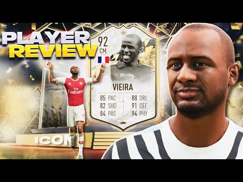 SIMPLESMENTE FENOMENAL! | PATRICK VIEIRA 92 - ICON MOMENTS | PLAYER REVIEW I FIFA 22 ULTIMATE TEAM