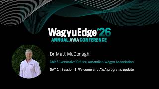 S1 Welcome and AWA Update Matt McDonagh