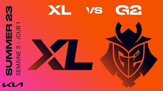 LEC Summer Split 2023 - W3D1 - XL vs G2