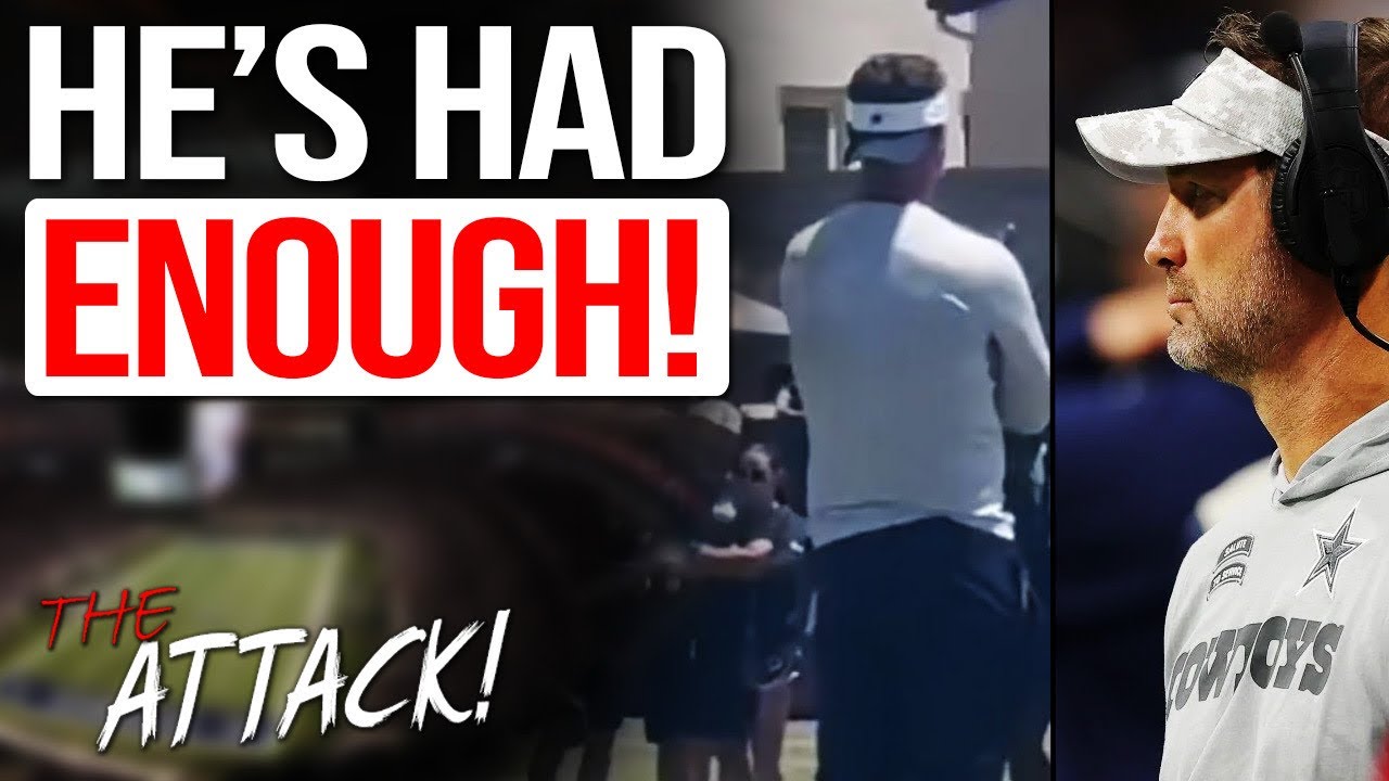 Cowboys’ Brian Schottenheimer KICKS PLAYER OUT & ENDS PRACTICE EARLY!