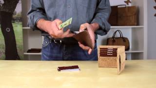 preview picture of video 'Cork Men's Wallet with Coins Pocket from Corkor'