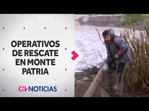 Rescatan a personas aisladas en Monte Patria: Sigue alerta por zonas incomunicadas - CHV Noticias