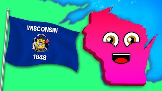 Learn About The 72 Counties Of Wisconsin! | US State Songs For Kids | KLT Geography