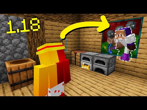 I VISITED MY FRIENDS TO SPY ON THEIR HOUSE IN MINECRAFT