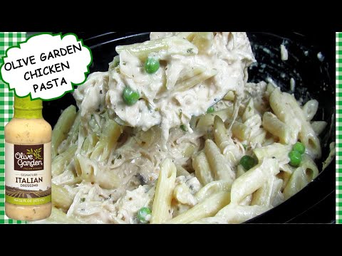 CROCKPOT ITALIAN OLIVE GARDEN CHICKEN PASTA | THE BEST...