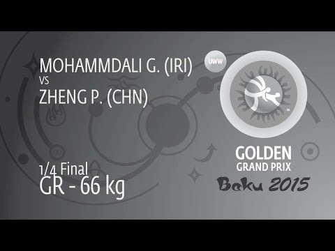 1/4 GR - 66 kg: G. MOHAMMDALI (IRI) df. P. ZHENG (CHN), 3-2