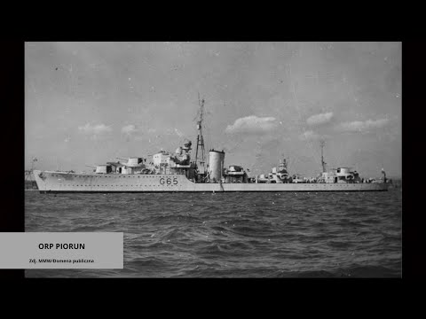 II wojna światowa. ORP Piorun. W pościgu za pancernikiem Bismarck.
