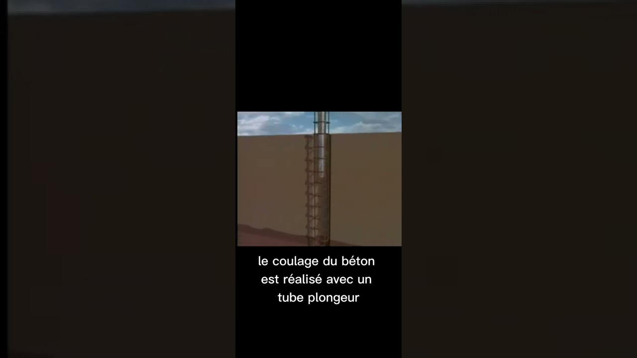 Les pieux forés en béton armé