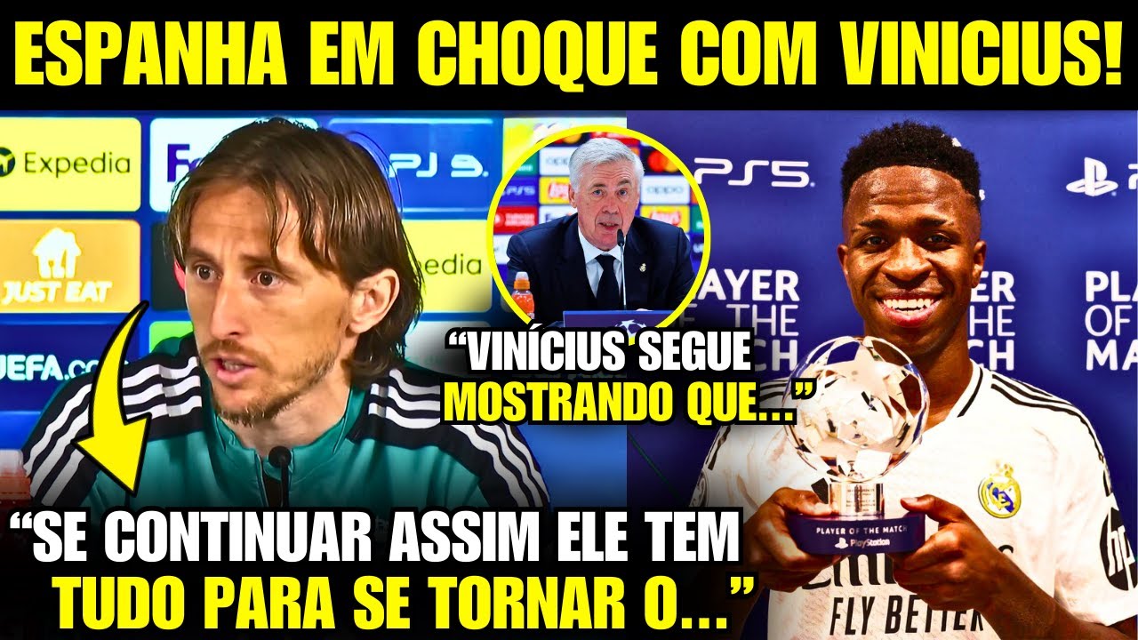 🚨 EITA! JOGADORES DO REAL e PRINCIPAIS JORNAIS ENLOUQUECEM com SHOW DE VINICIUS JR