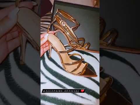 2021 GOLD HIGH HEEL SANDALS REVIEW | NICEPAIRS