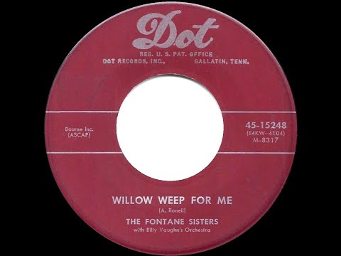 1954 Fontane Sisters - Willow Weep For Me