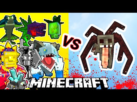 Dreadful Peat Mummy Vs. Mowzie's Monsters in Minecraft