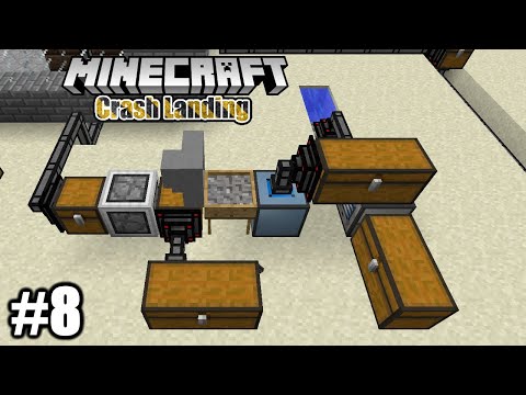 Automated Metal Production - Crash Landing Minecraft Hardcore #8