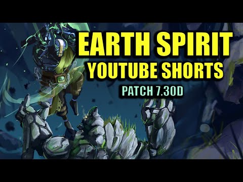 EARTH SPIRIT GOD MEETS TOXIC LVL 28 INVOKER!!!! #Shorts #24