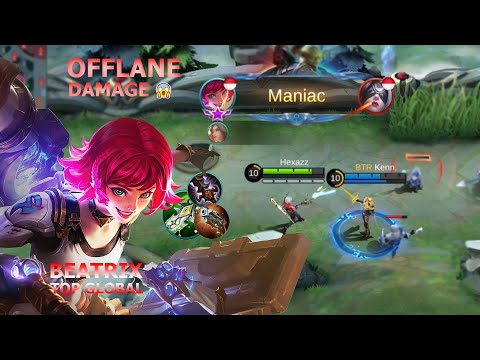 Beatrix 85% Win Rate - Maniac Beatrix Top Global by Hexazz - MLBB