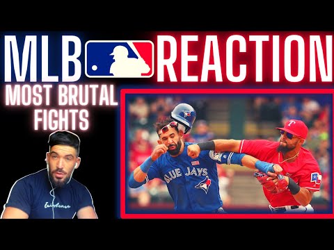 BRITISH GUY REACTS TO MLB - *The Best Fights In MLB History*