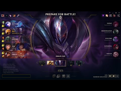 LOL SG Server |  Ranked | AZIR VS KATARINA MID Full Game