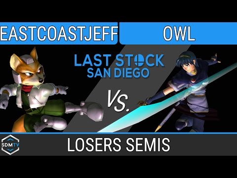 LSSD 84 - EastCoastJeff (Fox) vs. Owl (Marth) - SSBM Losers Semis - Smash Melee